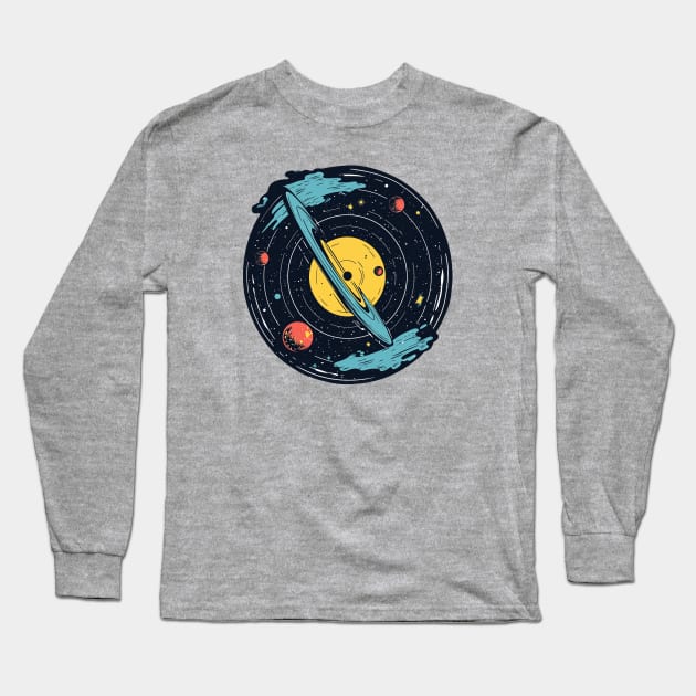 Song of the Universe Long Sleeve T-Shirt by Pixel Dreams